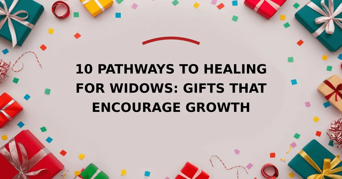 10 Pathways to Healing for Widows: Gifts That Encourage Growth